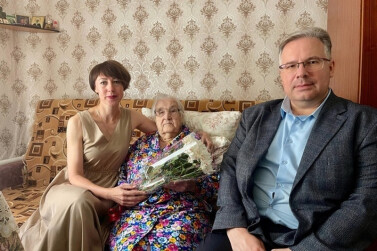 В Год семьи ветеран Великой отечественной войны Анна Почтарева отметила 100-летний юбилей