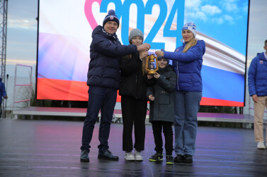 Огонь Всероссийского семейного очага «Сердце России» горит в «Артеке»