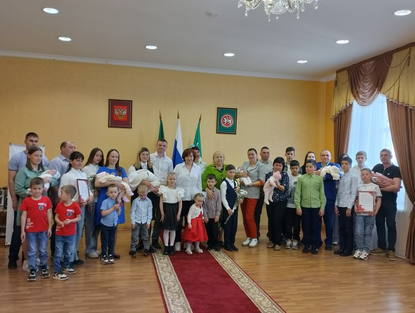 В Ютазинском районе Татарстана чествовали многодетные семьи 