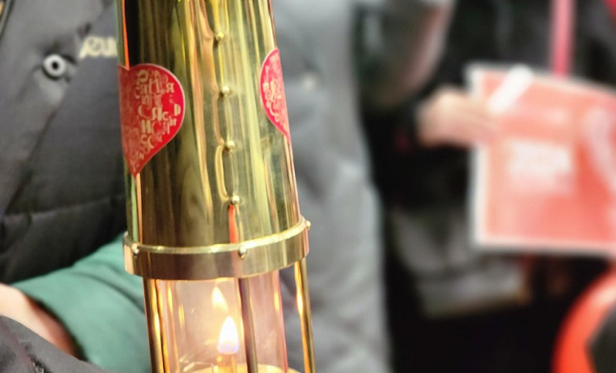 Год семьи: в Волгоградскую область доставили огонь Всероссийского семейного очага