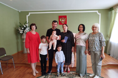 В Умётском муниципальном округе прошла торжественная церемония имянаречения