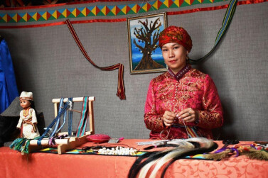 В Международный день коренных народов телеуты отметили национальный праздник «Теле-Каан»  
