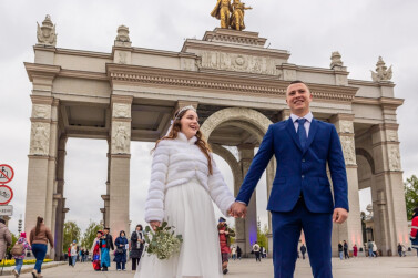 Пара из Амурской области заключила брак на Свадебном фестивале 