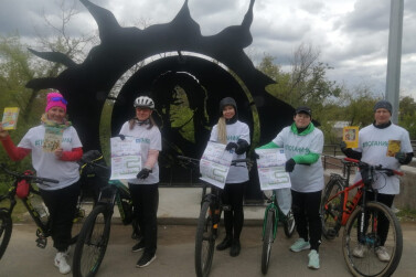 «Бегущая книга» на улицах Кургана