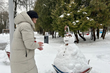 В родниковском Летнем саду прошел «Парад снеговиков»