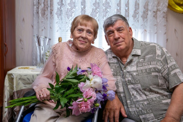 Супруги Шкурат из Энгельсского района отметили золотую свадьбу