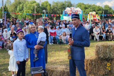 Огонь семейного очага «Сердце России» доставили Пестречинский район