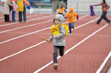 В Кургане прошла эстафета для детсадовцев
