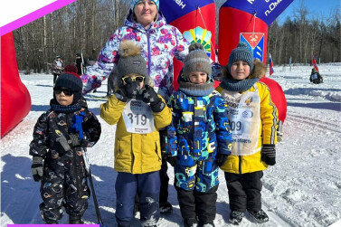 Дошкольники приняли участие в физкультурно-спортивном празднике по лыжным гонкам