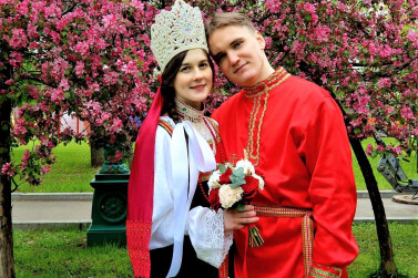 Нижегородская пара зарегистрировала брак на Всероссийском свадебном фестивале